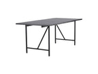 Dekonao dining table 90x200cm black. CTTF62114