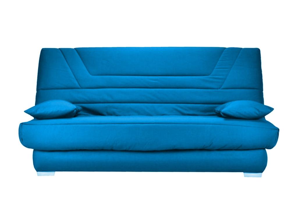 Dekonao Click Clack Sofa Bed with 14cm Fabric Mattress and Storage - Duck Blue - 130x190cm ITRZ37649
