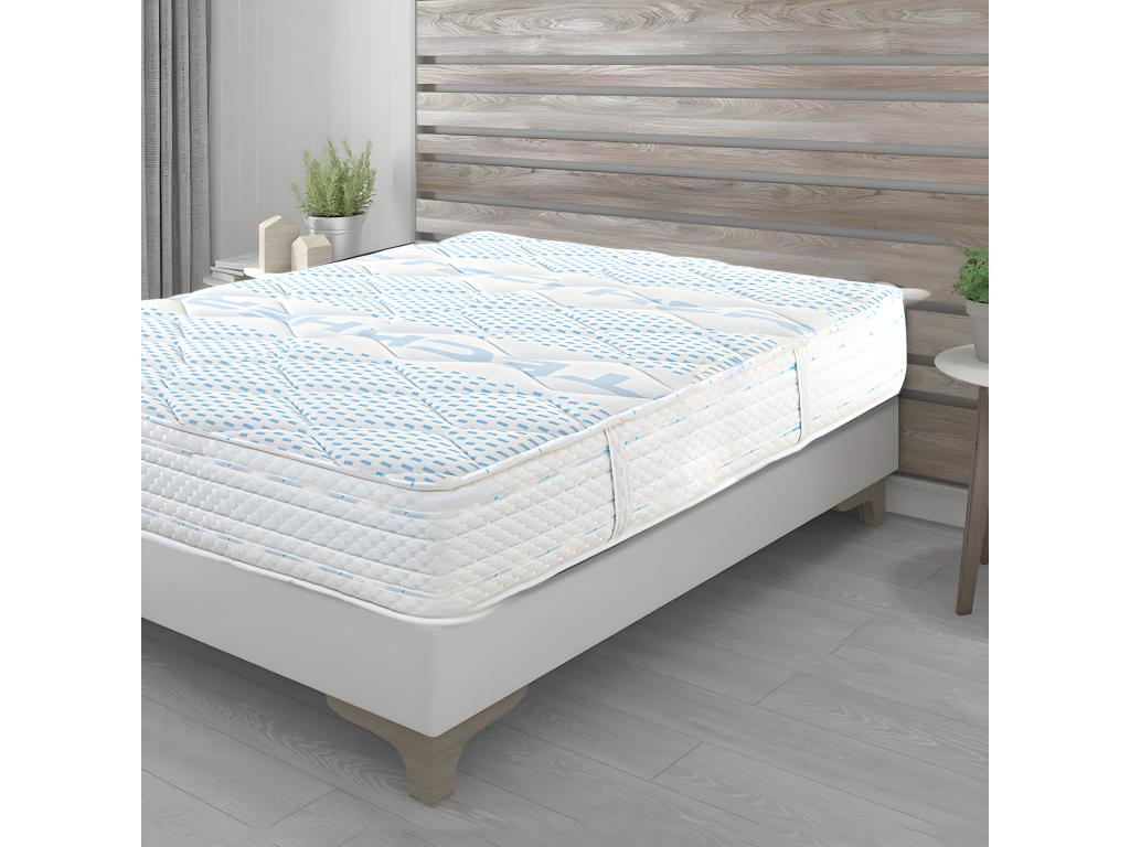 Dekonao reversible mattress, size 180x200, firm memory foam, independent sleeping zones with summer/winter side - 24 cm thick, LOMO97987