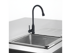 Ligniva matte black kitchen sink mixer tap - Ligniva GOFF03284