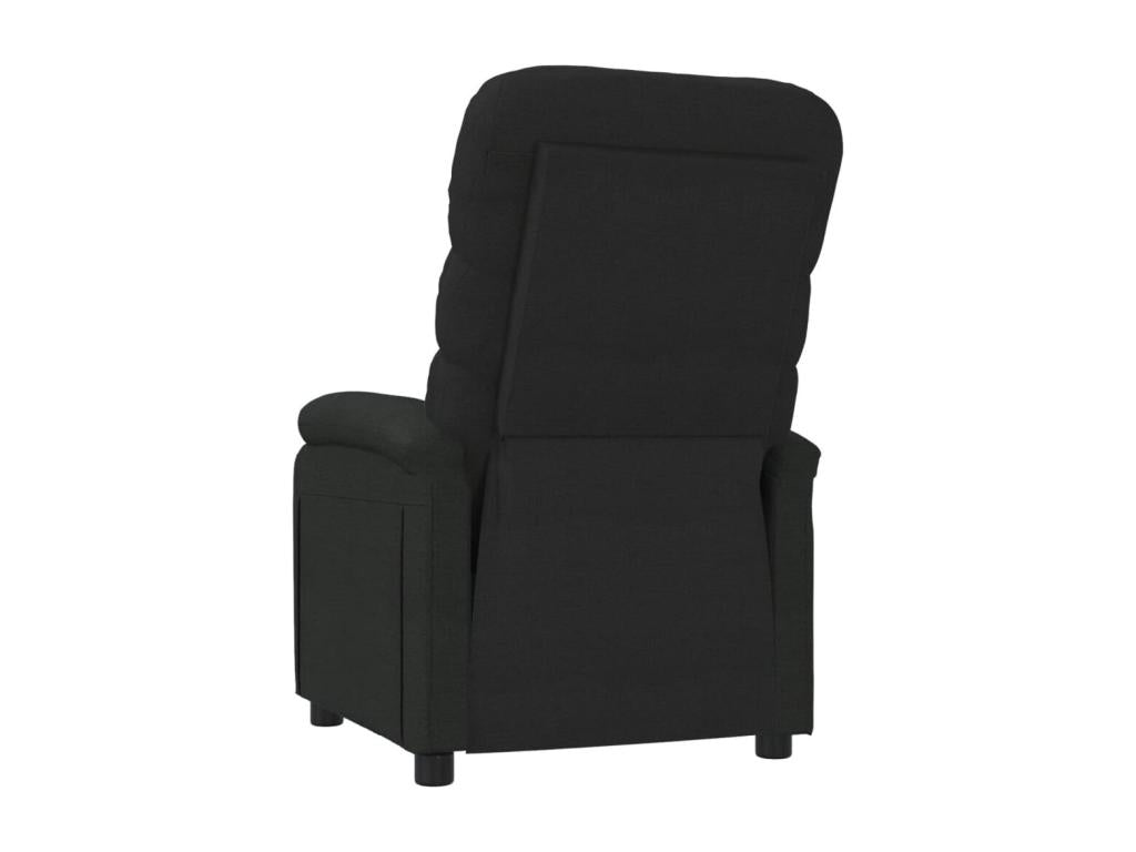 Black Fabric Reclining Armchair MVRE20275