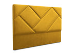 Ligniva - Ligniva Headboard 180x120cm in Yellow Velvet - 180x8x120cm TMIL68891