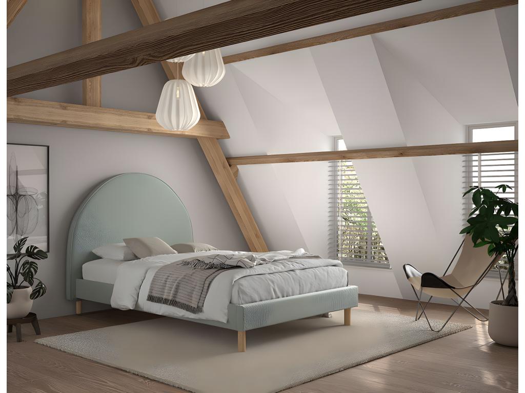 Ligniva BF009 bed frame 140x200 cm Green SGOP77929