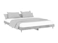 Bed frame without mattress, concrete grey, 160x200 cm QKEO99176