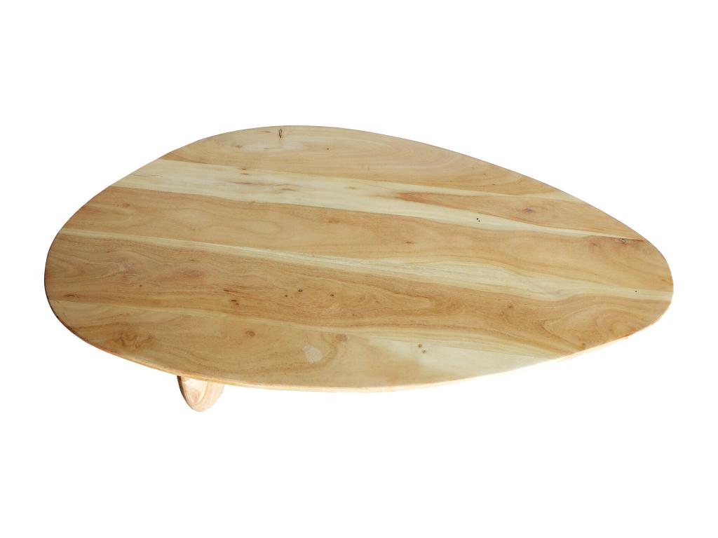 Dekonao light brown wooden coffee table 110x59x35 cm ZRHR78796