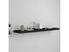 Floating wall shelf, black, 120x23.5x3.8 cm, MDF, GKSH59214
