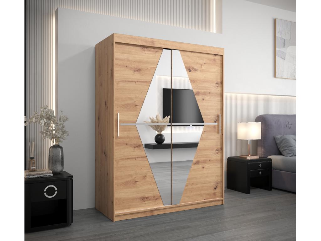 Dekonao Sliding Door Wardrobe 200/150/62 2 Doors Dekonao LOOC41006