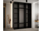 Dekonao 3 Sliding Door Wardrobe 235.2/160/60 3 Doors Black/Dekonao/Black ZVWJ65963