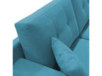 Dekonao Modern Sofa in Soft Waterproof Fabric T02 166 cm Sky Blue UMYA74506