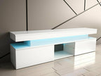 Dekonao N103 White TV Stand - Glossy White 190x54x39cm LHQE01714
