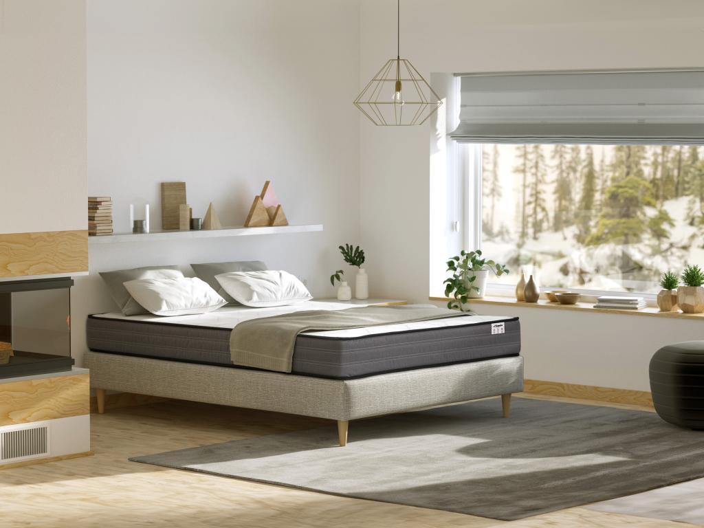 Ligniva HUEQ47199 140x190 cm pocket spring mattress, 20cm thick