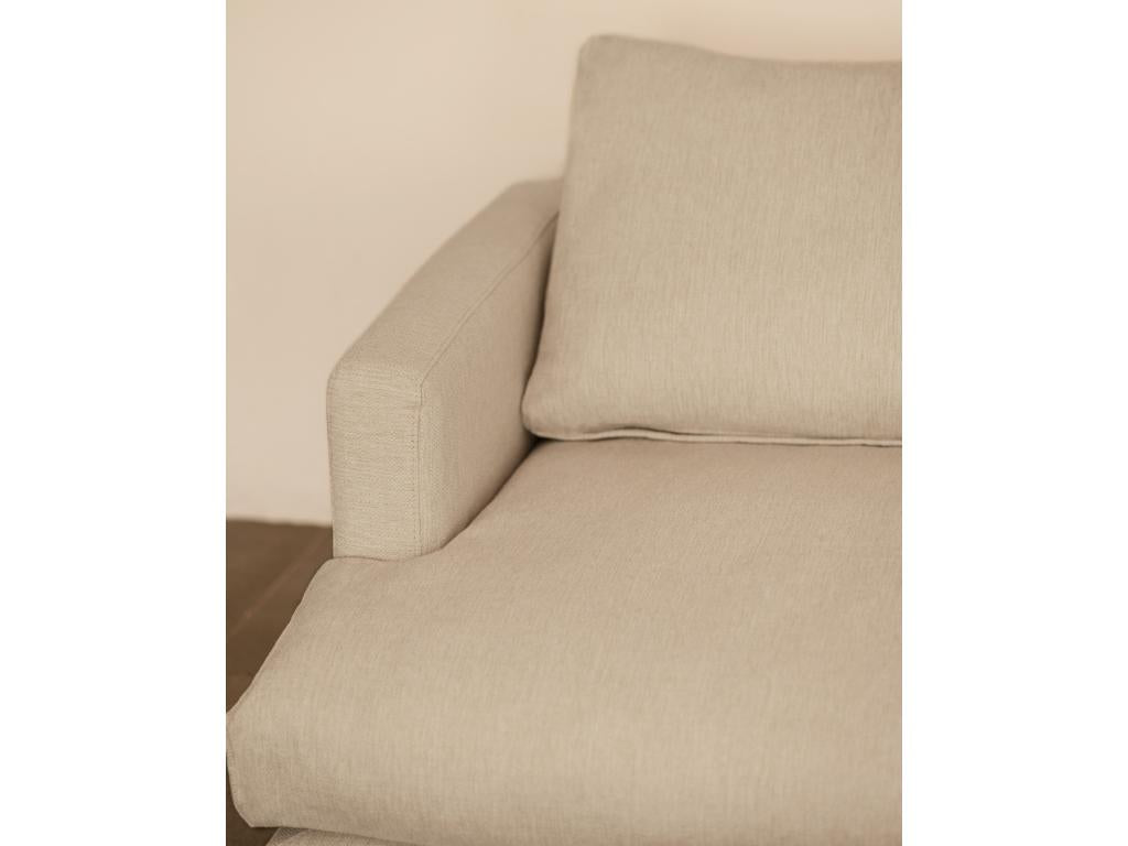 3/4 seater right-hand corner sofa, light grey, 275cm PMBR38809