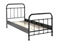 Dekonao - 90x200cm Black Metal Cot ENQT68391