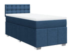 Dekonao bed base with mattress, blue, 90x190 cm, fabric TIFF03634