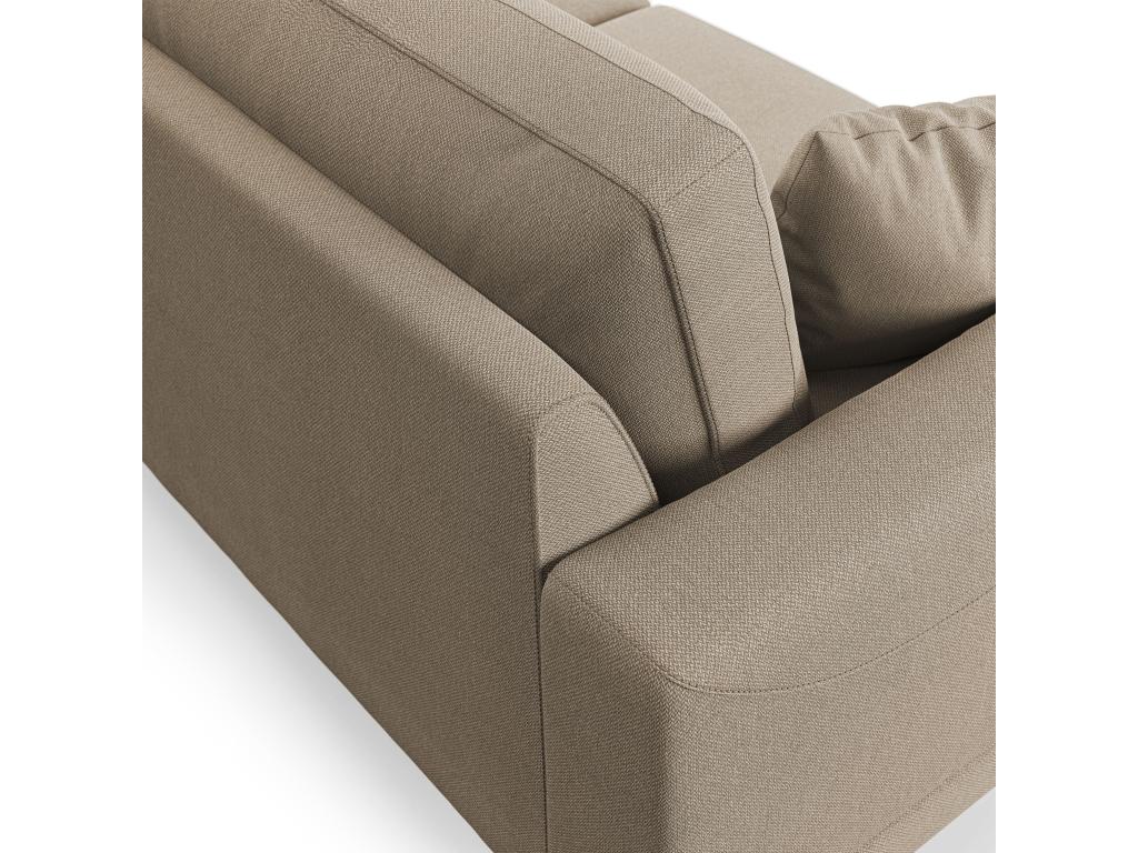 Dekonao Modern Sofa in Soft, Stain-Resistant Fabric T05 198 cm Beige OXKQ20891