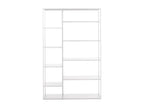 Sisto - 9-shelf white metal bookcase MAIM99086
