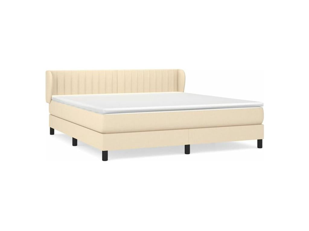 Dekonao bed base with cream mattress 160x200 Fabric YOKA61851
