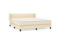 Dekonao bed base with cream mattress 160x200 Fabric YOKA61851