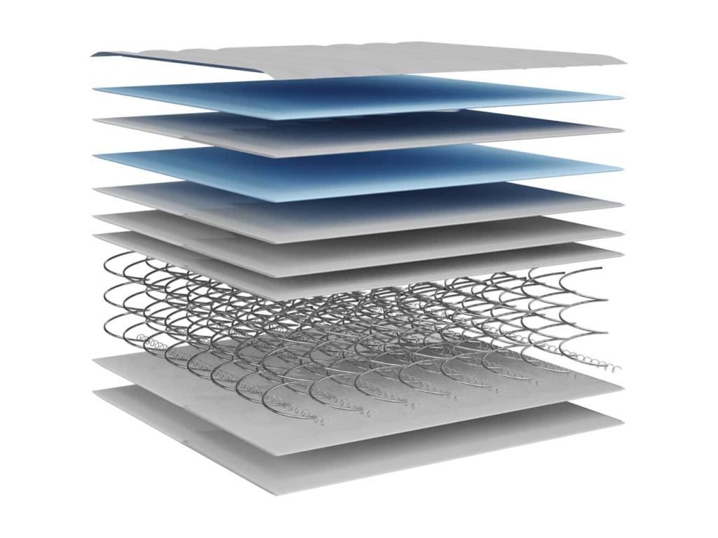 Medium Bonnell spring mattress 100x200 cm MHFJ16852