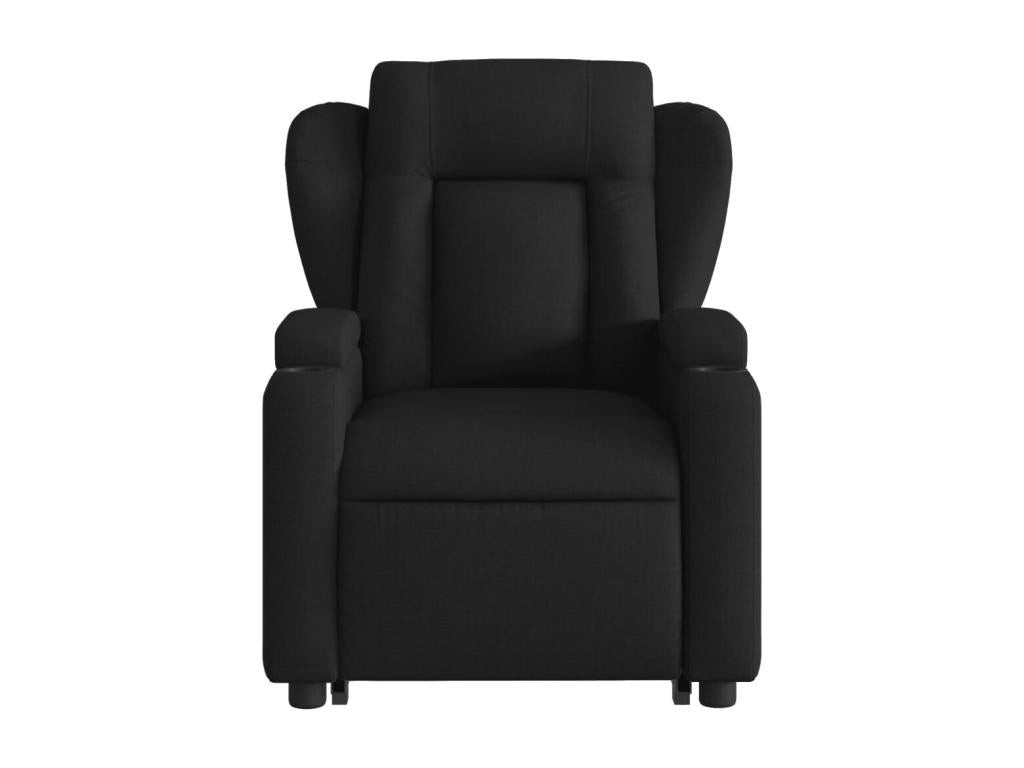 Black Fabric Reclining Massage Chair DZUY62396