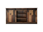Storage chest of drawers, universal furniture, old wood color, 160x81x35cm, Dekonao sliding door MTKM81218