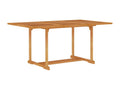 Dekonao Premium - Garden Table 150x90x75 cm Solid Teak Wood LUIK59083