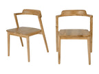 Dekonao - Set of 2 teak chairs - Wood RTSO52963