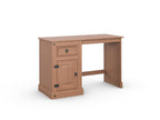 Dekonao - Desk with 1 drawer and 1 door in dark pine BOEG93586