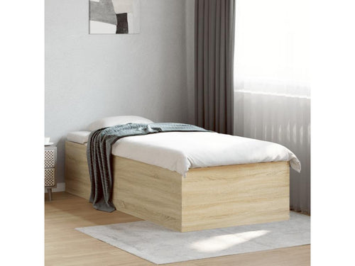 Dekonao oak bed frame 90x200 cm engineered wood MLCH59162