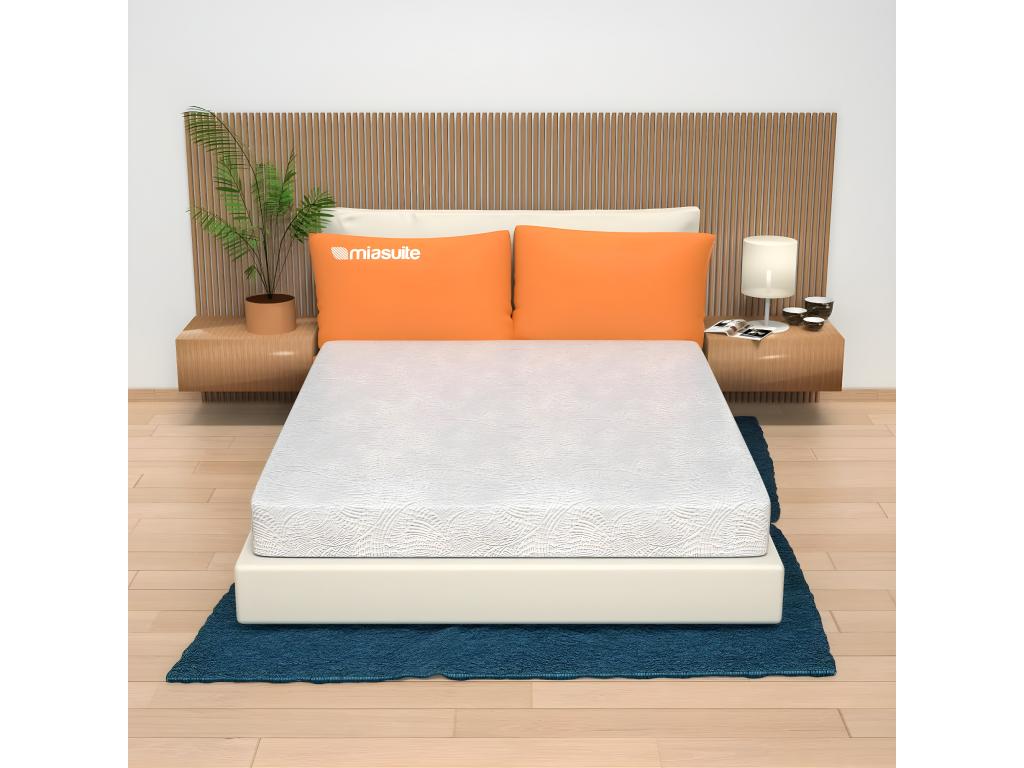 Removable cover sofa bed mattress 150x200 cm, 14 cm high - made of non-deformable orthopedic Waterfoam - Sim KTEA48253