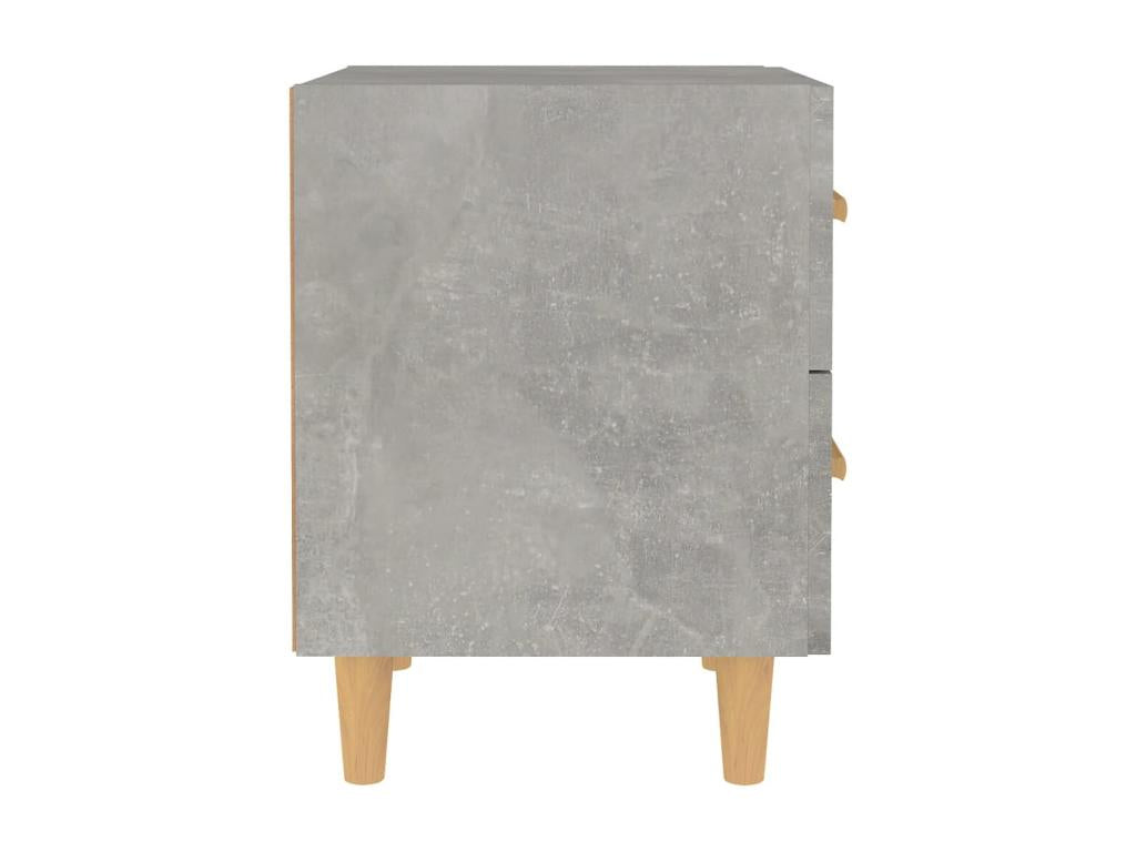 Bedside tables, 2 pcs, Concrete Grey, 40x35x47.5 cm, PVOM67559