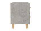 Bedside tables, 2 pcs, Concrete Grey, 40x35x47.5 cm, PVOM67559