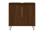 3-piece bathroom cabinet set, brown oak finish, HIXM67830