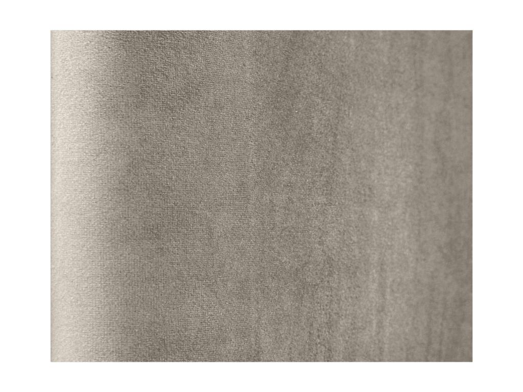 Dekonao Smooth Velvet Headboard 110x115 with Bed Legs 105 - Brown VLHP37791