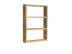 Dekonao Wall Shelf, Wall-Mounted Shelf, Multi-Purpose Shelving Unit, 43x9h60 cm, Oak, RVXR84372