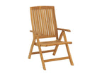 5-piece solid teak wood garden furniture set RROL91988