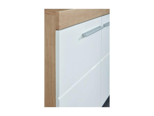 Ligniva White Bathroom Wall Cabinet 37x77x23 cm Ligniva MTBC45179