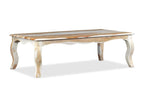 Coffee table Solid wood 110x60x35 cm XUIL53818