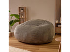 Giant beanbag chair in expanding foam and grey corduroy - Dekonao MZEO11065
