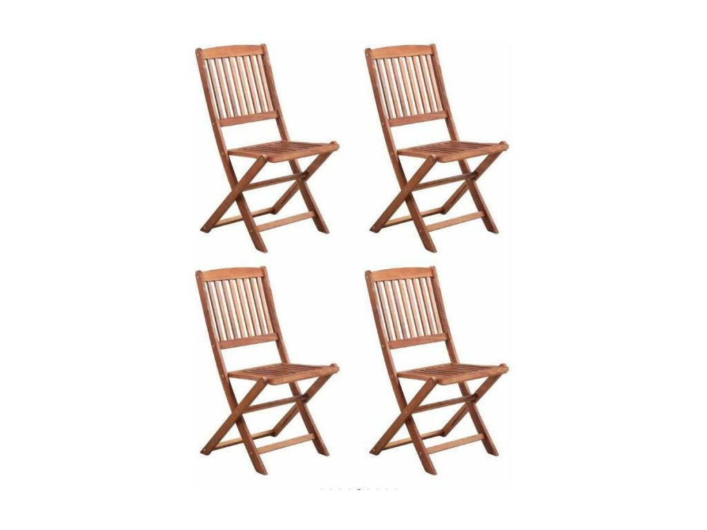 Dekonao oval table and 4 garden chairs, light color, Dekonao OQLP67317