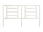 White Headboard 166x4x100 Solid Pine Wood NECC64374