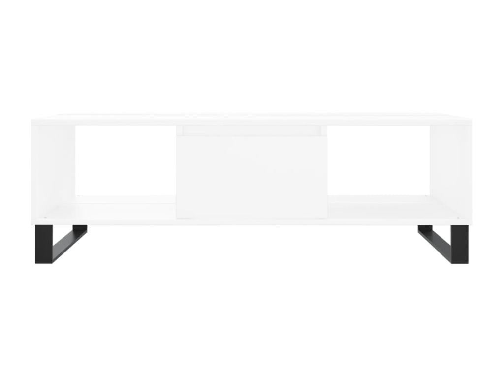 White coffee table 104x60x35 engineered wood RPCG49165