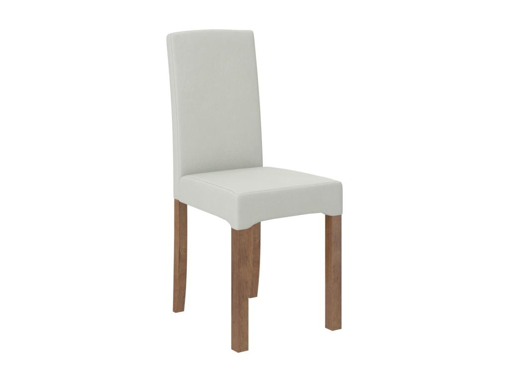 Brown wood chair with choice of fabric, Zakria-Tissu 27125 EQDK75893