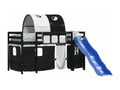 Children's loft bed with tunnel (mattress not included) 90x200 cm KYOG89840