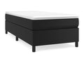 Dekonao bed base with black 90x200 faux leather mattress NAEV57227