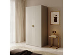 2-door wardrobe with hanging rail - 100 cm - beige - Dekonao KZYK86129