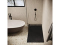 Dekonao extra-flat 90x160 cm shower tray in black slate finish DBWX82593