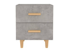 Bedside tables, 2 pcs, Concrete Grey, 40x35x47.5 cm, PVOM67559