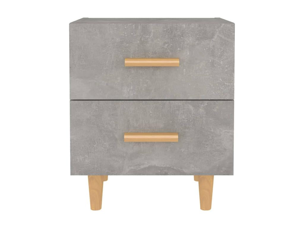 Bedside tables, 2 pcs, Concrete Grey, 40x35x47.5 cm, PVOM67559