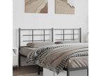 Black metal headboard 180 cm EQBU49125